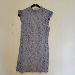 Grayish blue dress